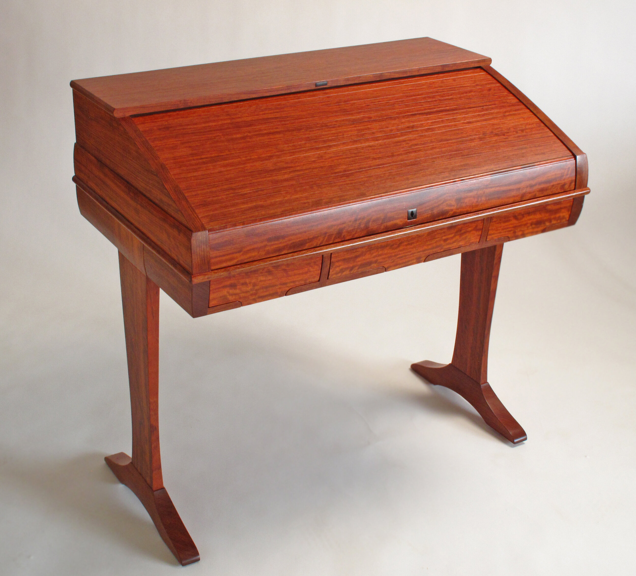 Roll Top Desk — John Morel - The Furniture Maker